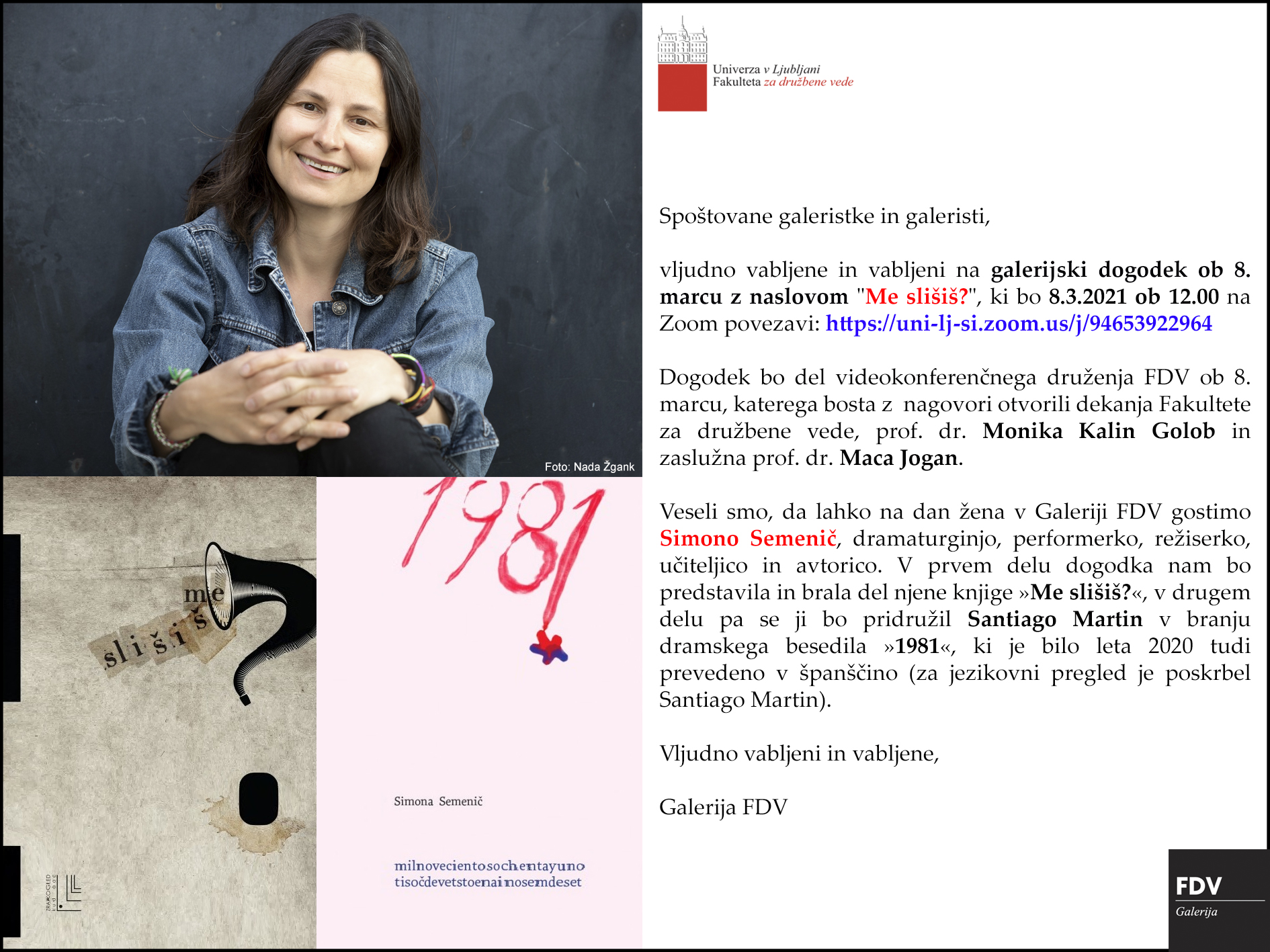 Galerija FDV_VABILO Galerija FDV_VABILO