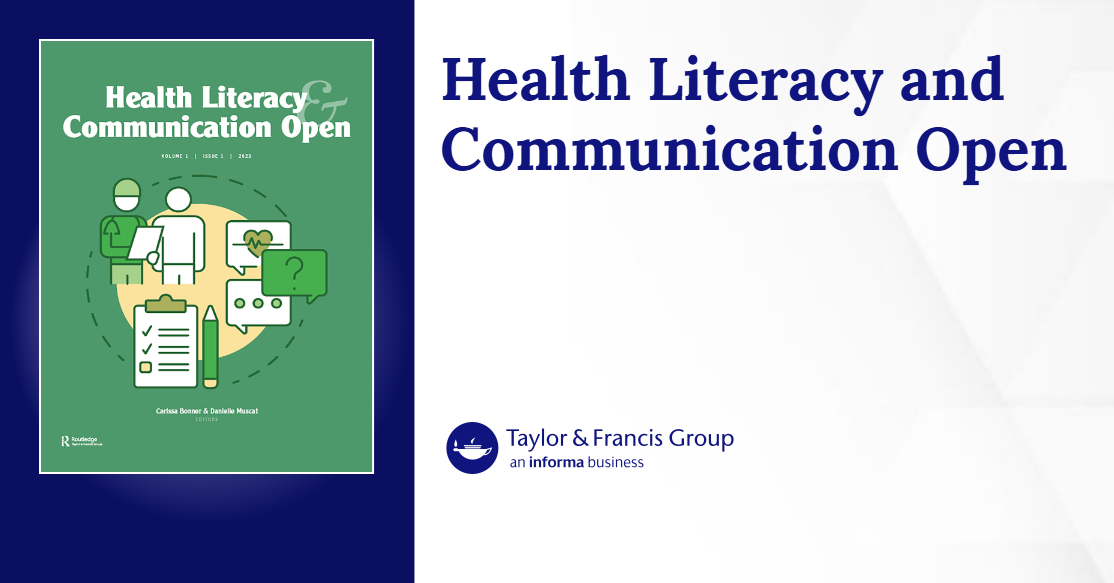 health literacy and communication open